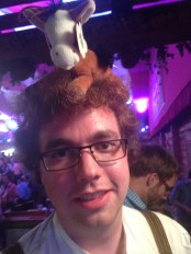 Das Pferdchen hat einen bequemen Platz gefunden